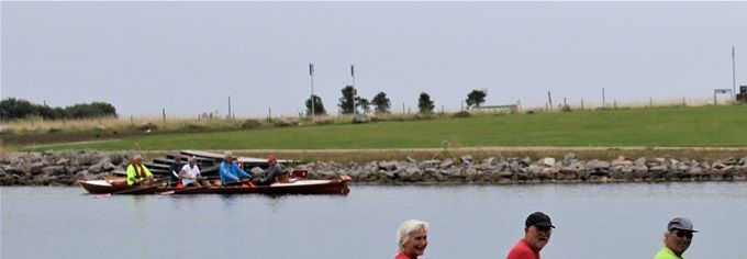 Vinderbåden inden starten